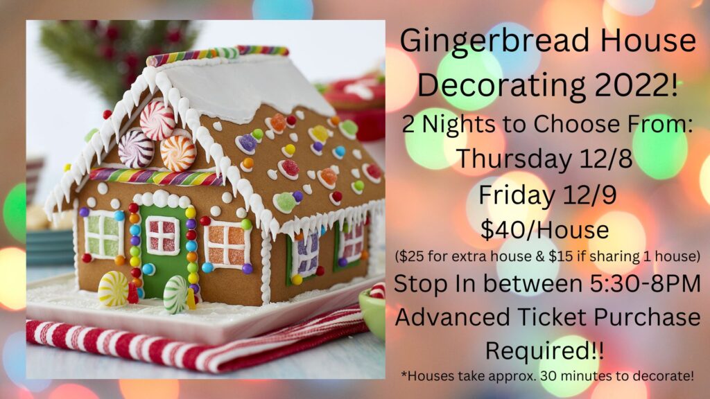 Holiday Gingerbread House Decorating - The Lucky Cupcake Company
